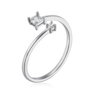 Срібна каблучка з фіанітами SZDR10356-R/12/1