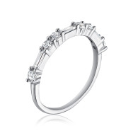 Срібна каблучка з фіанітами SZDR15691-R/12/1