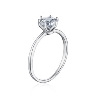 Срібна каблучка з фіанітом SZDR16753-R/12/1