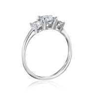 Срібна каблучка з фіанітами (SZDR16830-R/12/1)