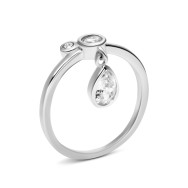 Срібна каблучка з фіанітами (SZDR28502)