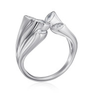 Срібна каблучка з фіанітами TA03994-R/12/1