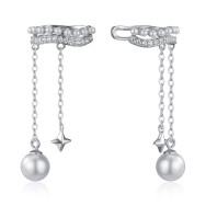 Срібні сережки з фіанітами TB09918-E/12/21125