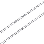 Срібний ланцюжок 071 S. FLAT-1-L/12