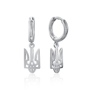 Срібні сережки Герб (С2/279)