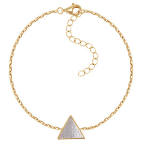 Срібний браслет з перламутром  HJB-1799-GOLD-B/20/1101