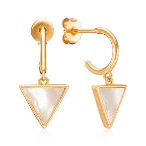 Срібні сережки HJES-1799-GOLD-E/20/1101