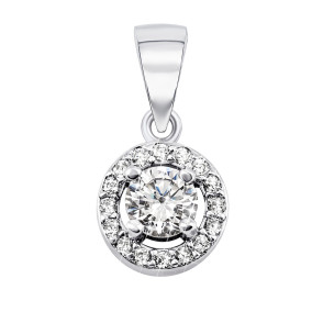 Срібна підвіска з фіанітами (PSS0279p-8)