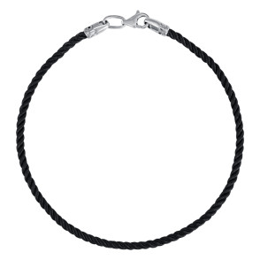 Шовковий браслет (SGrit2mm Black BR ROD)