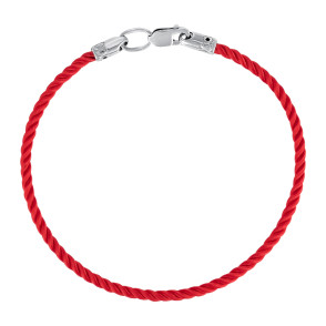 Шовковий браслет (SGrit2mm Red BR ROD)